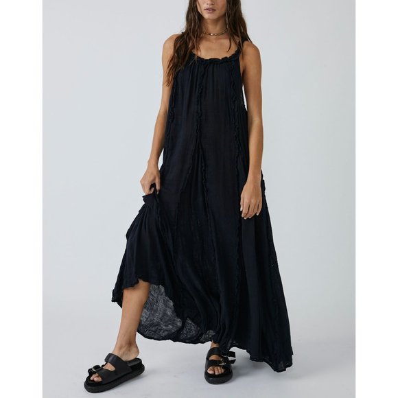 Free People Dresses & Skirts - FREE PEOPLE Mckinley Maxi / Black